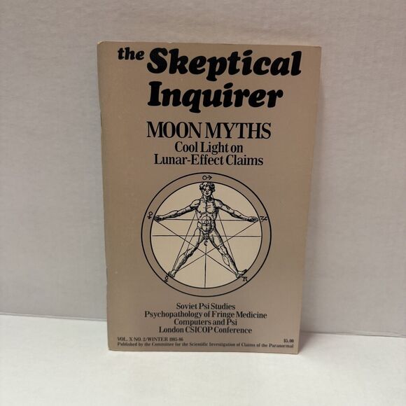 Vintage 1985-86 The Skeptical Inquirer Vol. X No. 2 Winter Magazine Journal Book - Picture 1 of 7